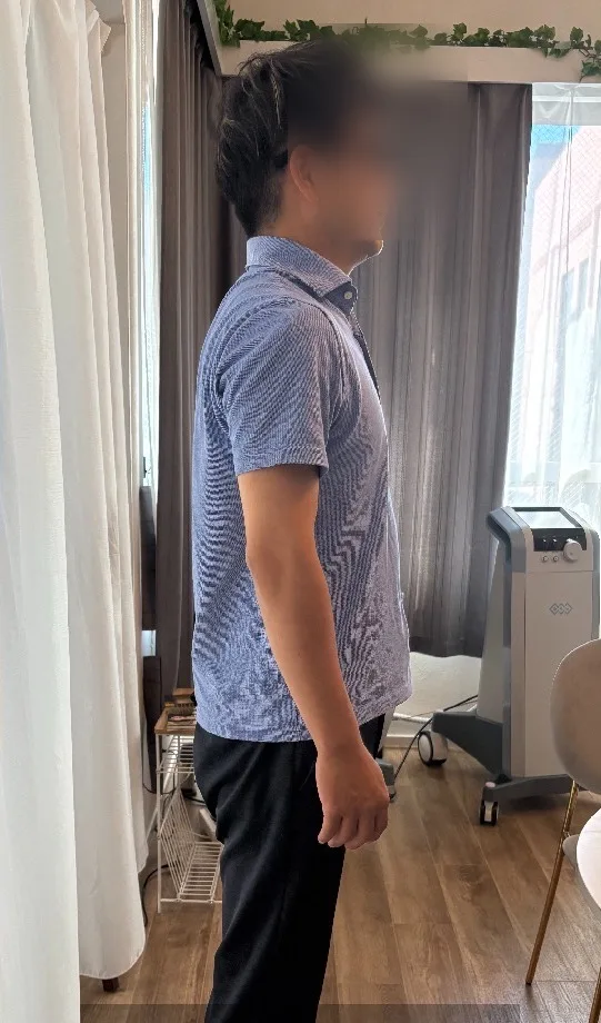 男性の姿勢 施術後